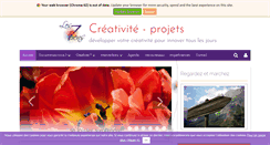 Desktop Screenshot of creativite-projets.com